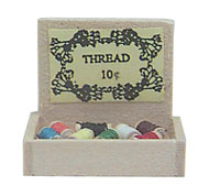 Dollhouse Miniature Thread Box